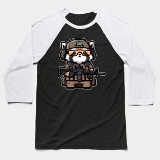 Tactical Tanuki Baseball T-Shirt